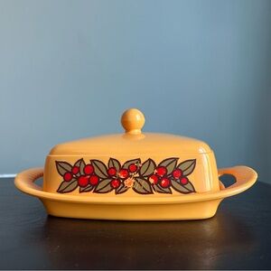 EMSA Vintage 70s Plastic Butter Dish Made in West Germany